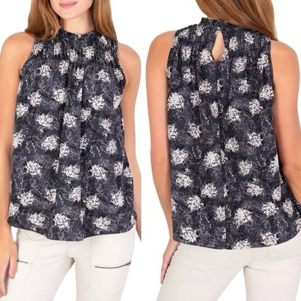 Joie Baltic floral sleeveless top size XL